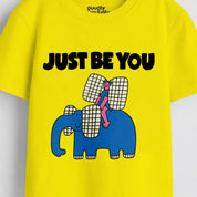 Boys Yellow MiniSoft Cotton Tee – Just Be You