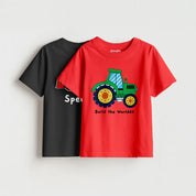 Boys-Pack Of 2 Minisoft Cotton Tees