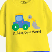 Boys Toddler Building Cute World Co-ord Set
