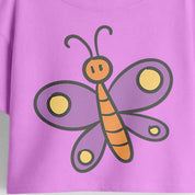 MiniSoft Cotton Crop Top – Butterfly