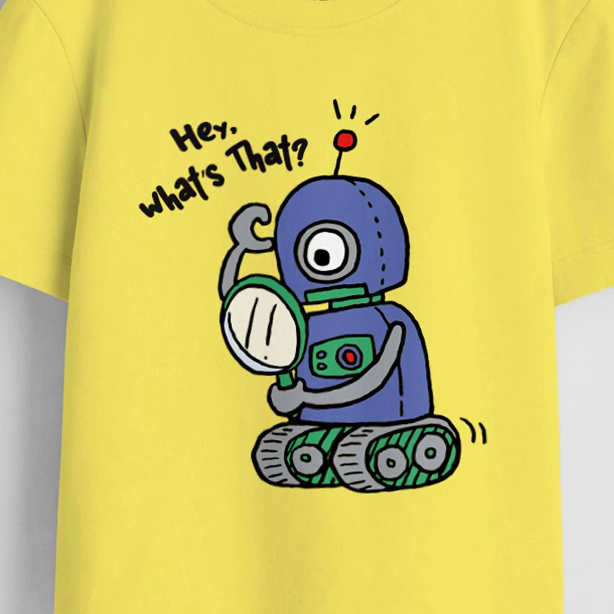 MiniSoft Cotton Tee – Whats That Robot