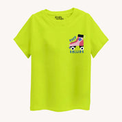 MiniSoft Cotton Tee –  Keep Rolling  Neon