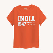 MiniSoft Cotton Tee – India 1947 Rust