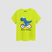 MiniSoft Cotton Tee – Dino Rider