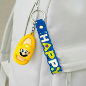 Kids Happy Keychain Yellow