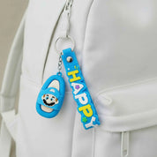 Kids Happy Keychain Sky Blue
