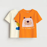Girls - Pack Of 2 Minisoft Cotton Tees