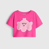 Girls Octo Smile Crop-Top