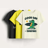 Boys - Pack Of 3 Minisoft Cotton Tees