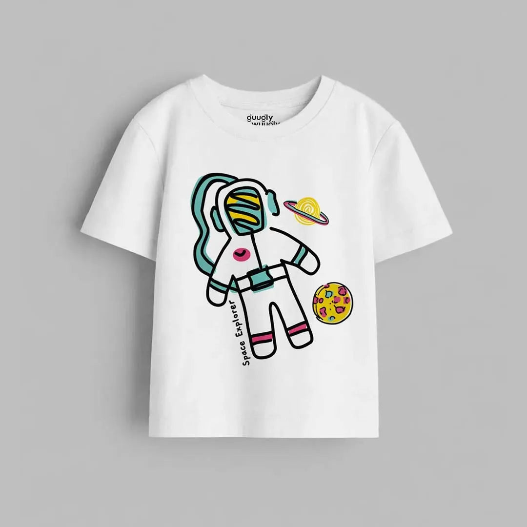 MiniSoft Cotton Tee – Space Explorer