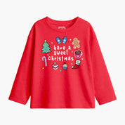 MiniSoft Cotton Long-Sleeve Tee – Sweet Christmas