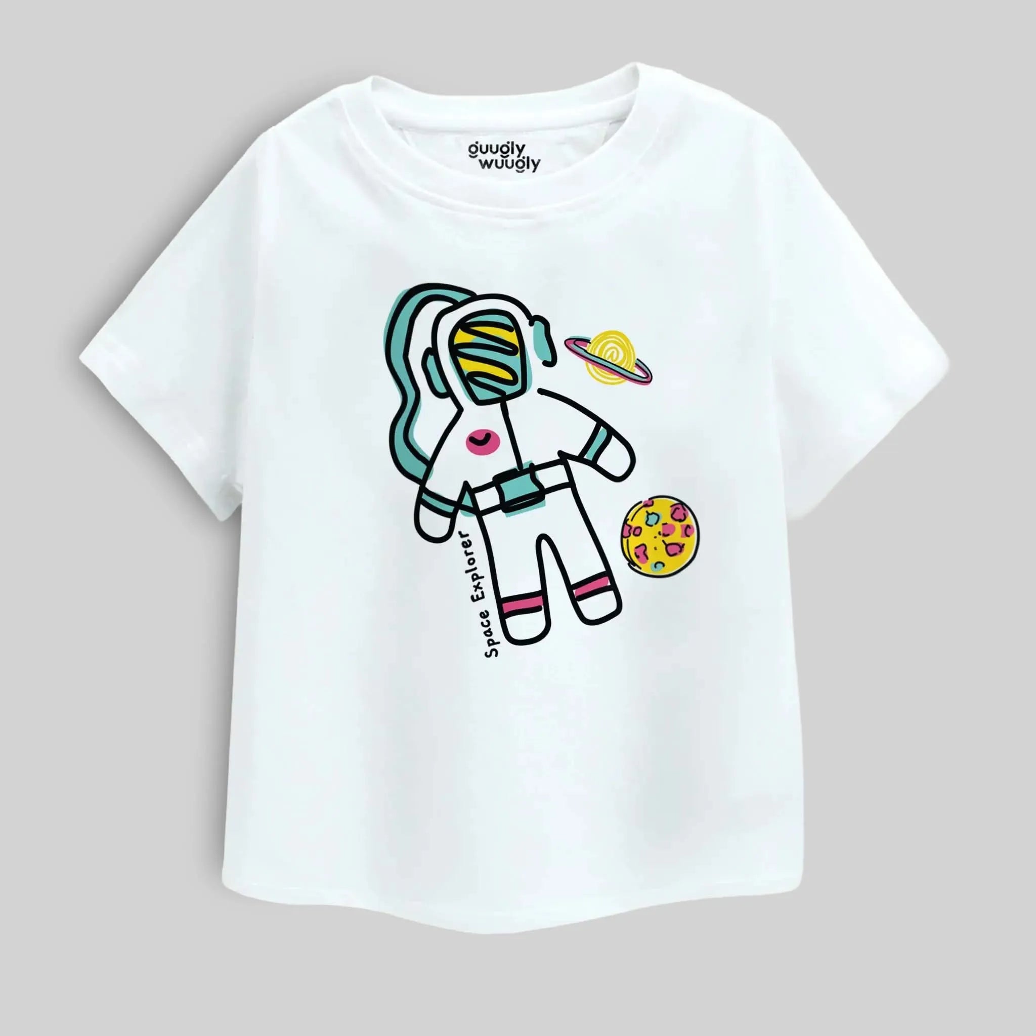 MiniSoft Cotton Tee – Space Explorer