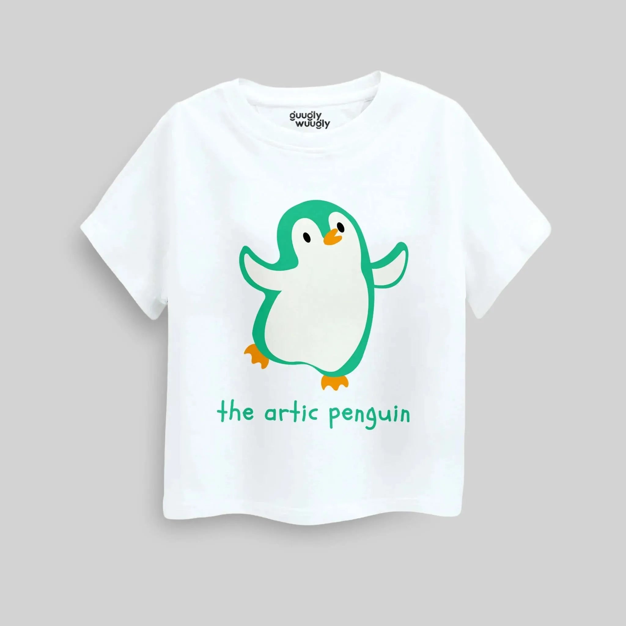 MiniSoft Cotton Tee – Arctic Penguin