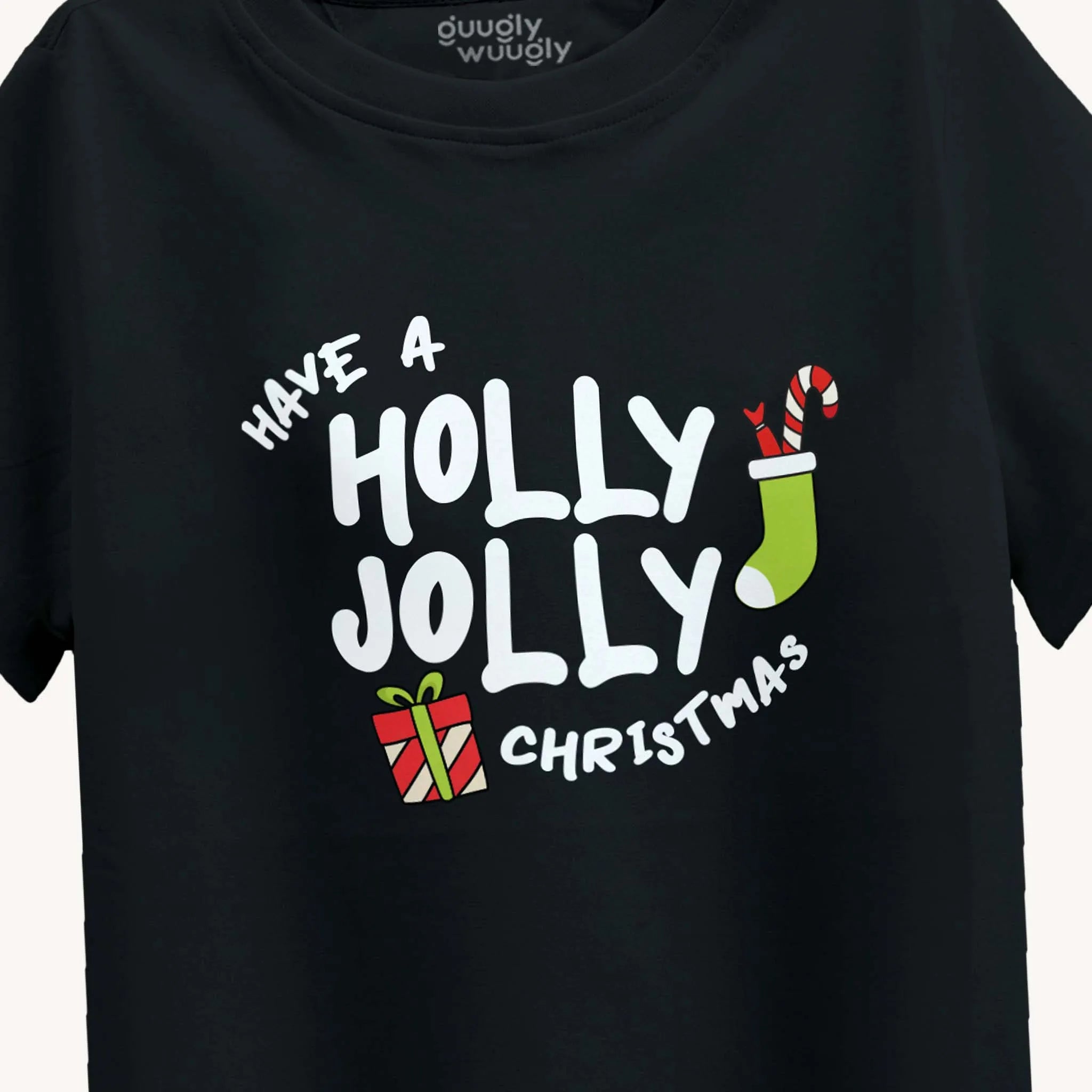 MiniSoft Cotton  Tee – Holly Jolly