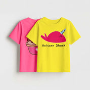 Girls-Pack Of 2 Minisoft Cotton Tees