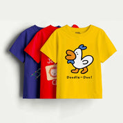 Girls - Pack Of 3 Minisoft Cotton Tees