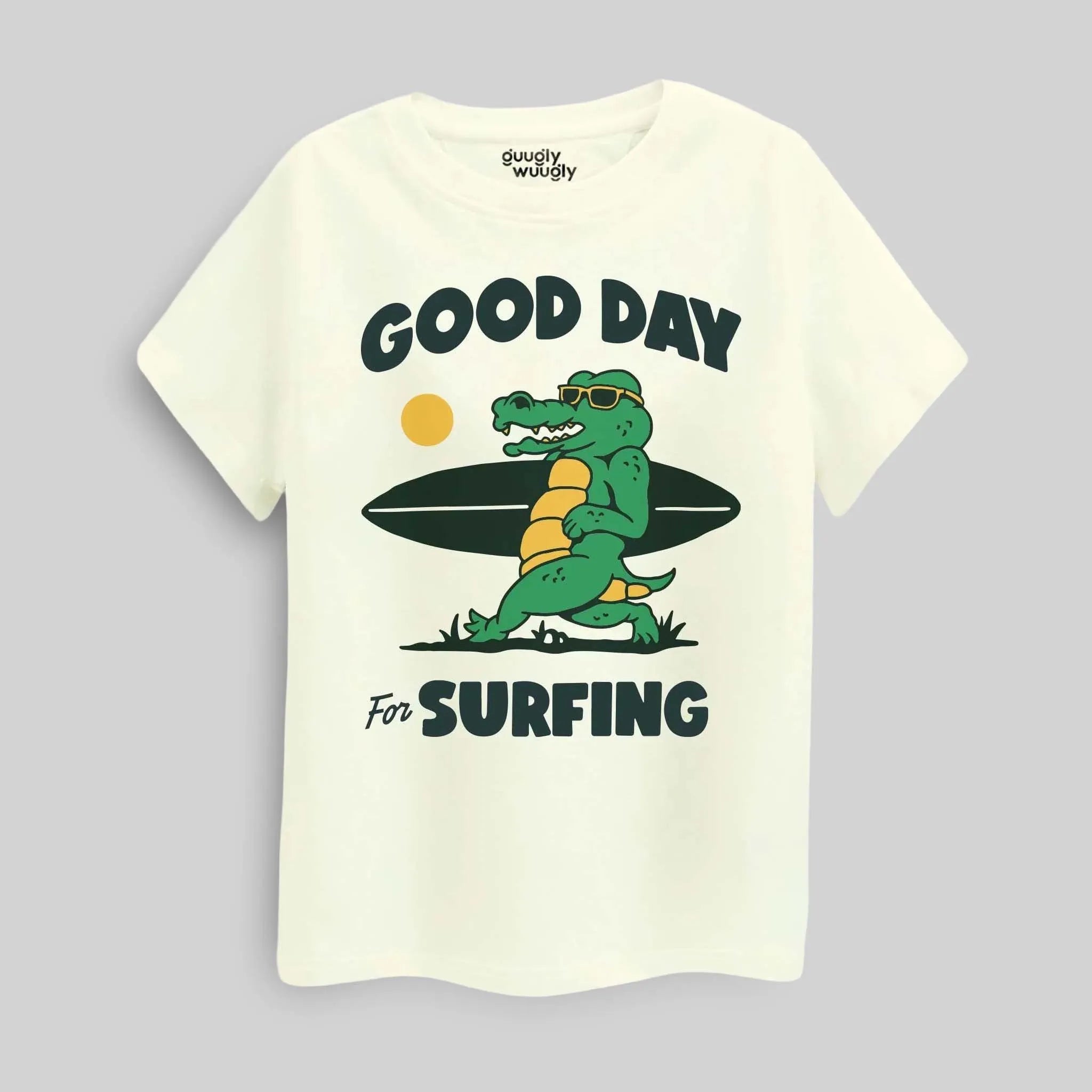 MiniSoft Cotton Tee – Surf Day Vibes