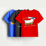 Boys-Pack Of 3 Minisoft Cotton Tees