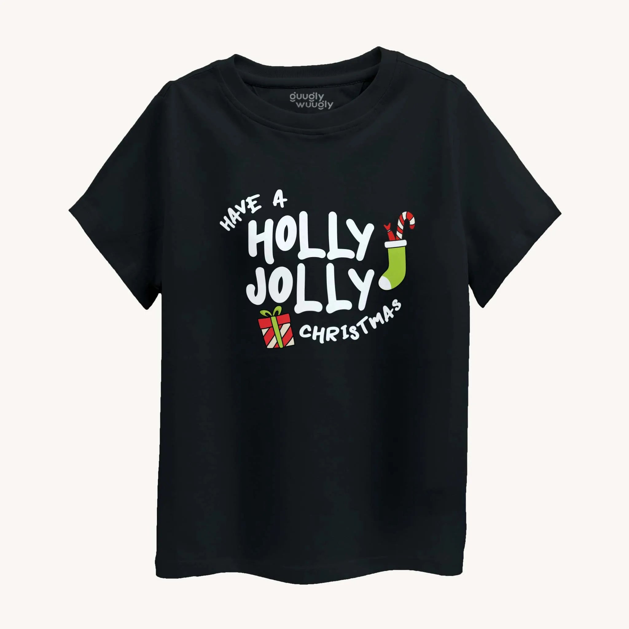 MiniSoft Cotton  Tee – Holly Jolly