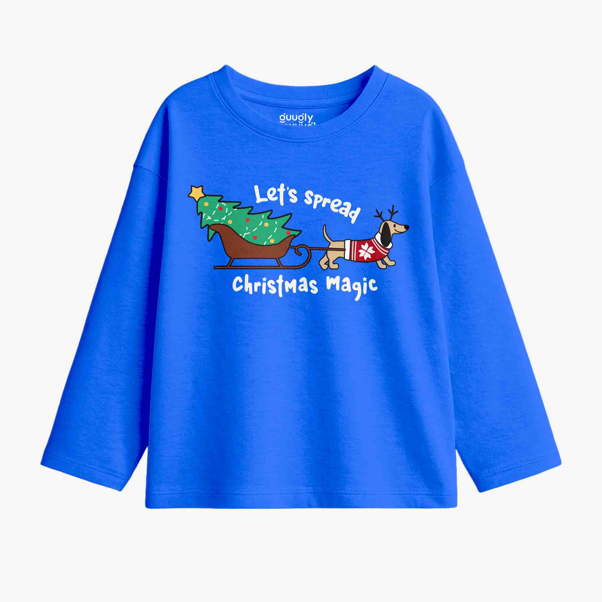 MiniSoft Cotton Long-Sleeve Tee – Christmas Magic