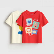 Girls - Pack Of 2 Minisoft Cotton Tees