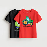 Boys - Pack Of 2 Minisoft Cotton Tees