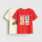 Boys - Pack Of 2 Minisoft Cotton Tees