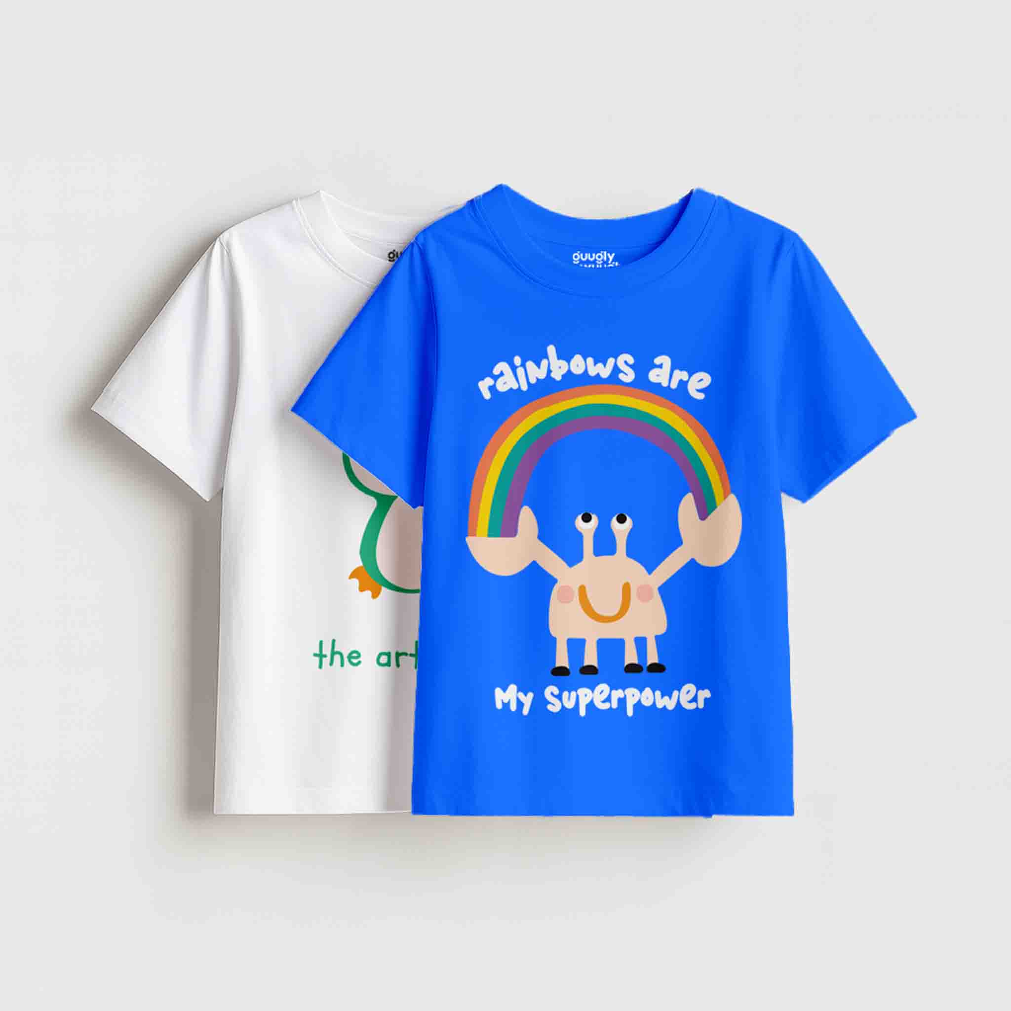 Girls - Pack Of 2 Minisoft Cotton Tees