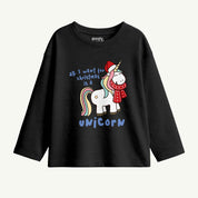 MiniSoft Cotton Long-Sleeve Tee – Christmas Unicorn