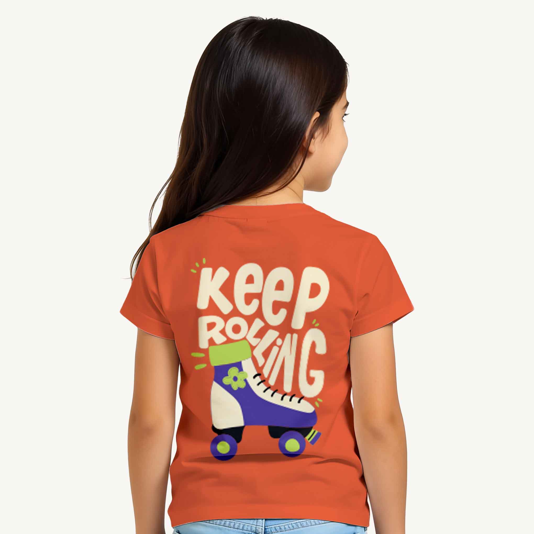 MiniSoft Cotton Tee – Rust Keep Rolling Rust