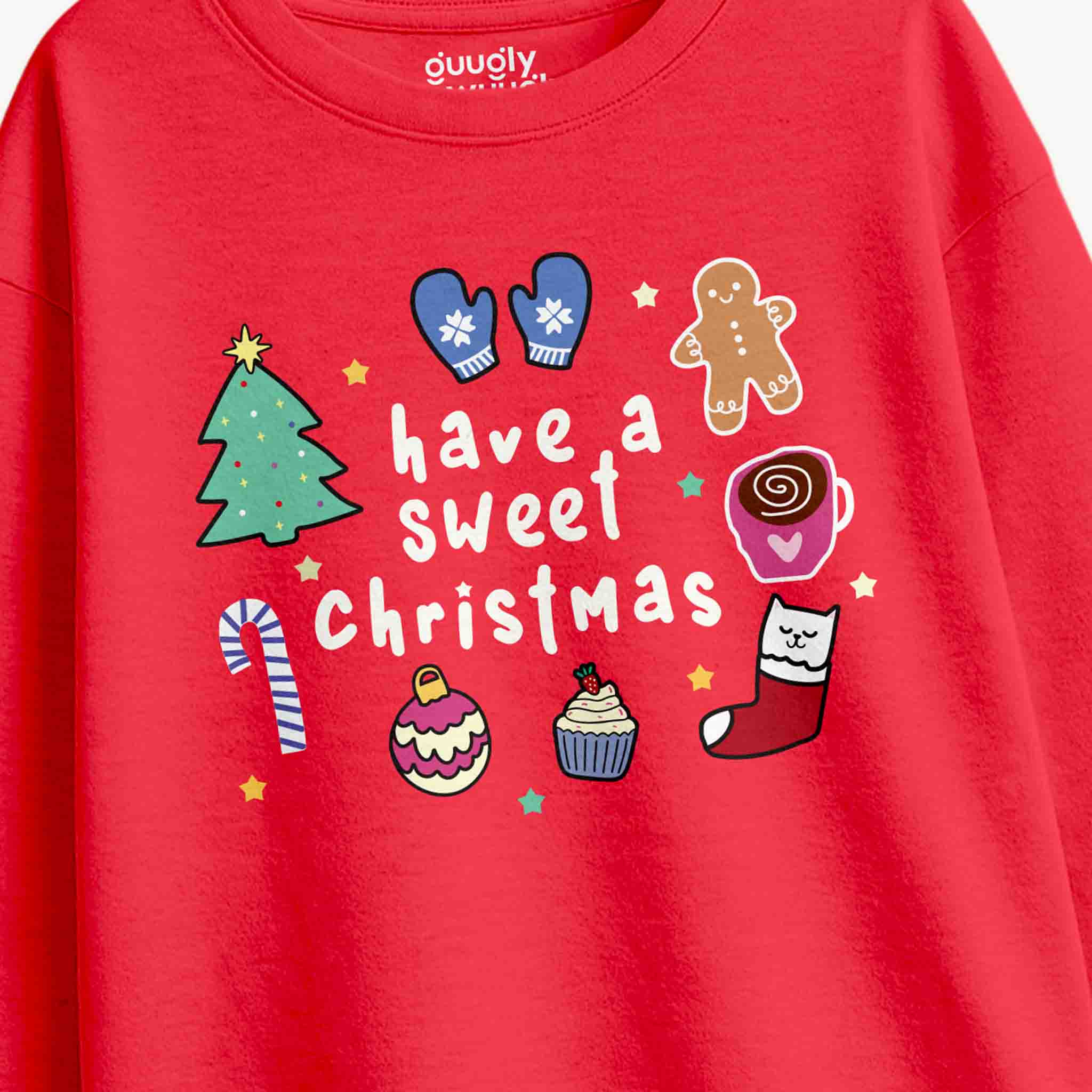 MiniSoft Cotton Long-Sleeve Tee – Sweet Christmas