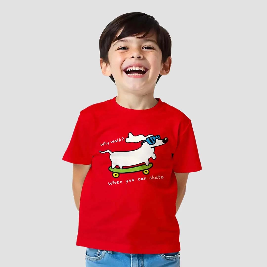 MiniSoft Cotton Tee – Skater Dog