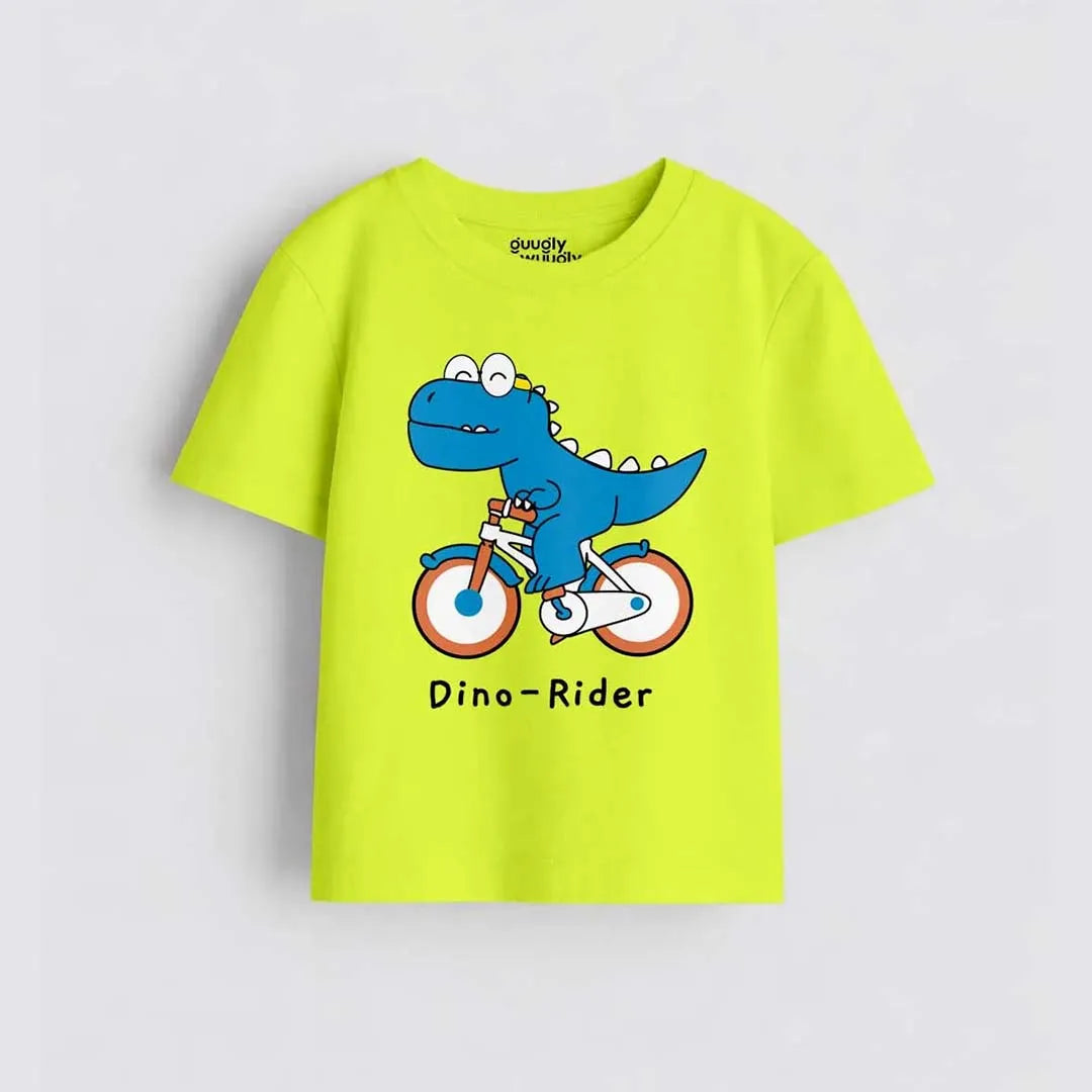MiniSoft Cotton Tee – Dino Rider