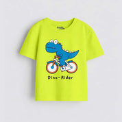 MiniSoft Cotton Tee – Dino Rider