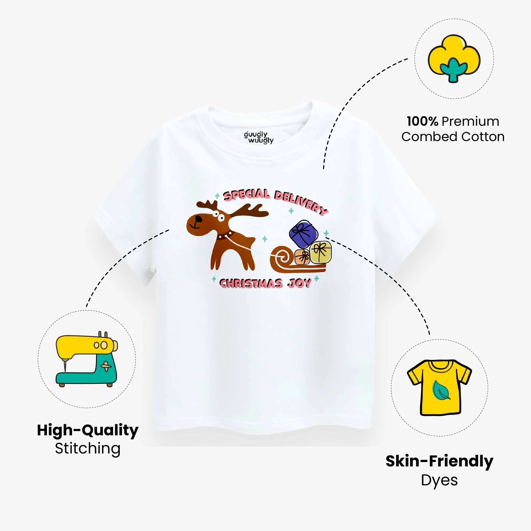 MiniSoft Cotton Tee –  Christmas Joy