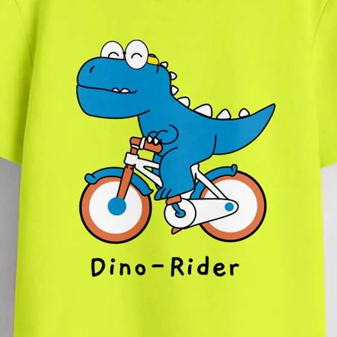 MiniSoft Cotton Tee – Dino Rider