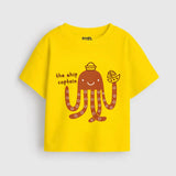 Girls Yellow MiniSoft Cotton Tee – Ship Captain