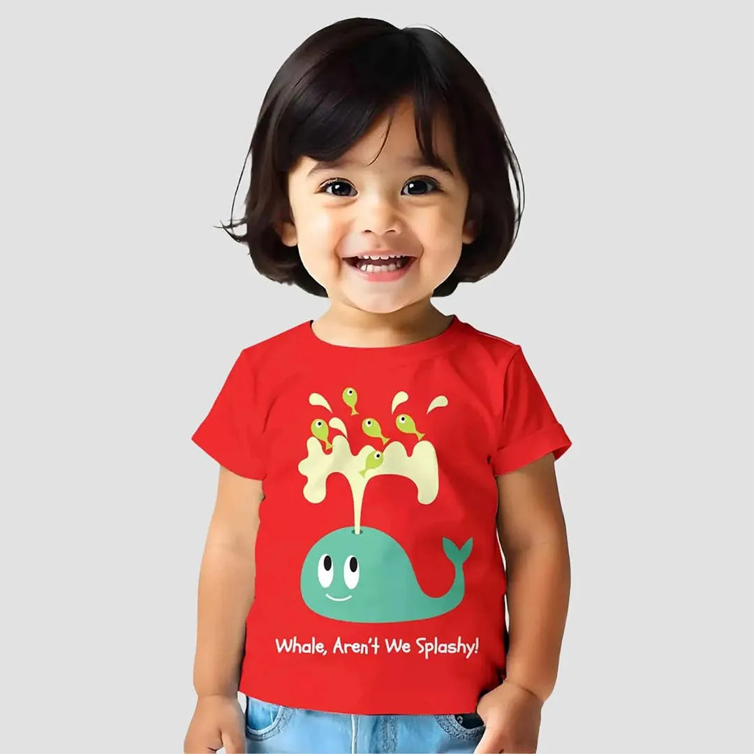 MiniSoft Cotton Tee – Whale Splash