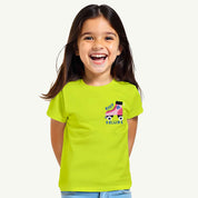 MiniSoft Cotton Tee –  Keep Rolling  Neon
