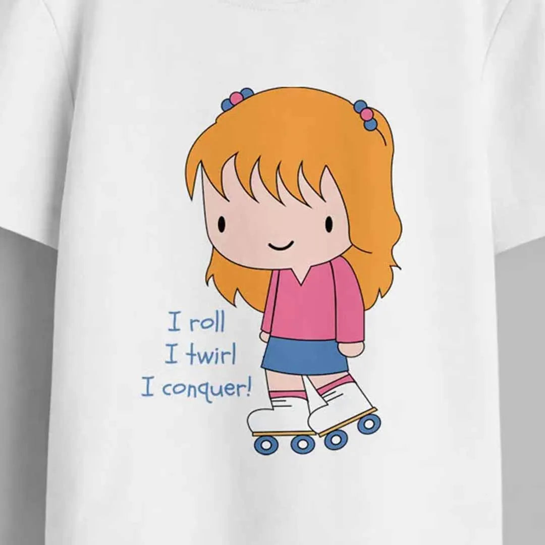 MiniSoft Cotton Tee – I Roll