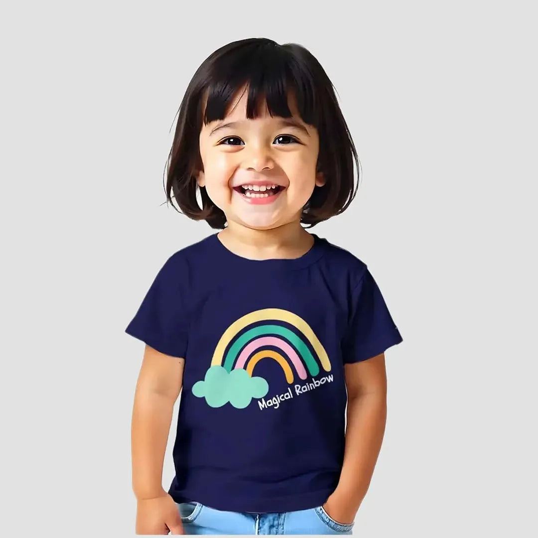 MiniSoft Cotton Tee – Magical Rainbow