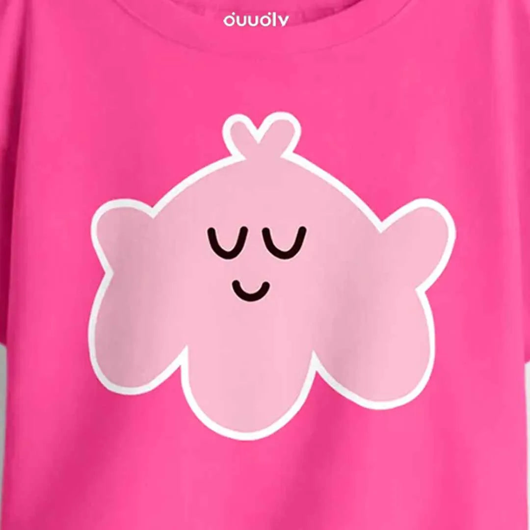 Girls Octo Smile Crop-Top