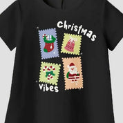 FlowSoft Cotton A-Line Dress - Christmas Vibes