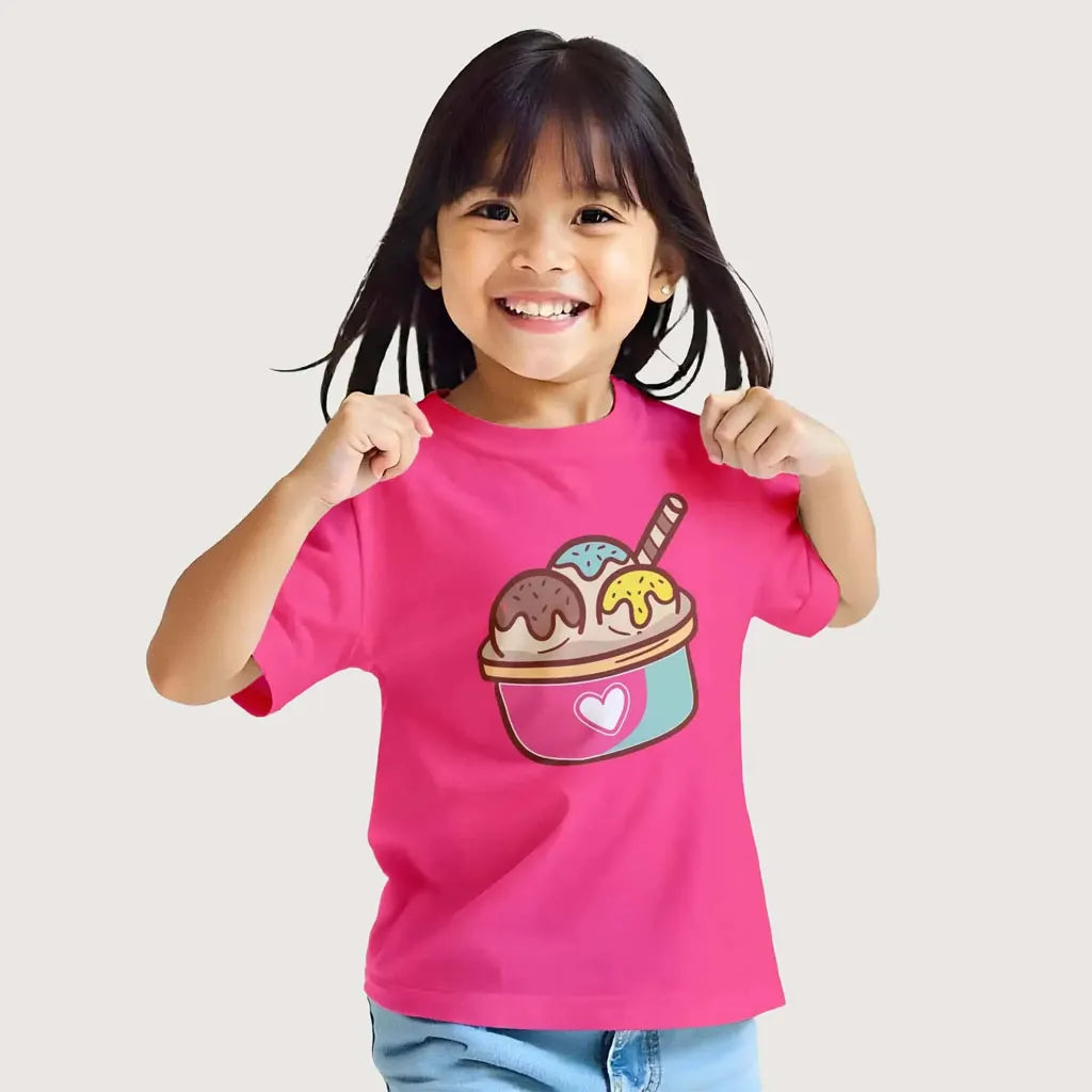 Girls-Pack Of 2 Minisoft Cotton Tees