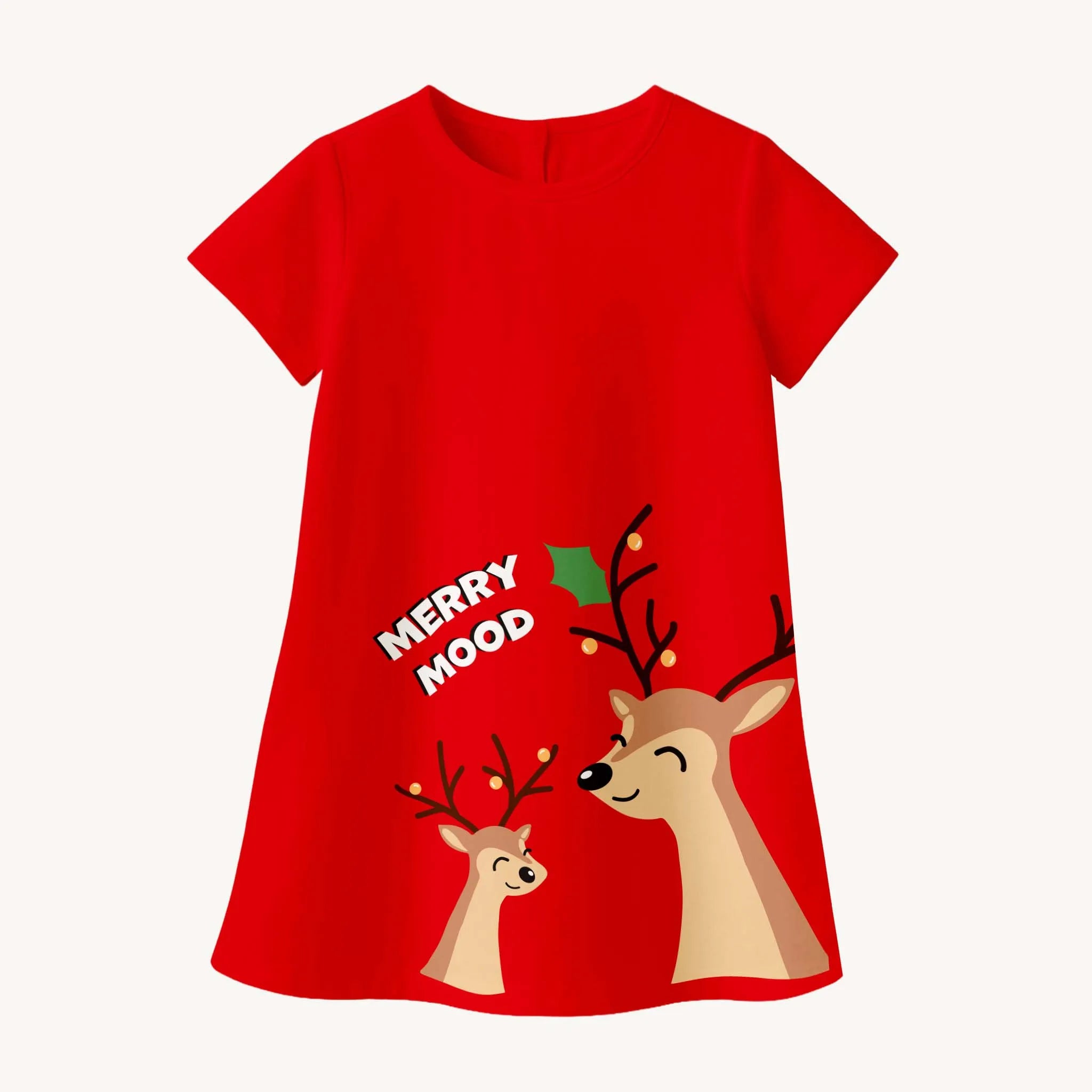 FlowSoft Cotton A-Line Dress - Merry Mood