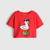 MiniSoft Cotton Crop Top – Cool Duck