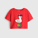 MiniSoft Cotton Crop Top – Cool Duck