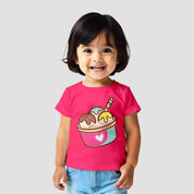 MiniSoft Cotton Tee – Ice-Cream Pink