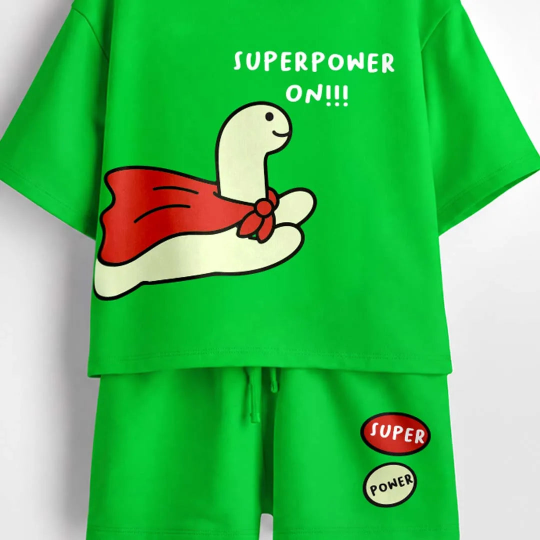 PlaySoft Cotton Co-ord – Superpower