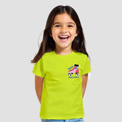 MiniSoft Cotton Tee –  Keep Rolling  Neon